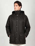 Giaccone tecnico con cappuccio |Colore:Moro