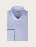 Camicia in cotone principe di galles |Colore:Celeste