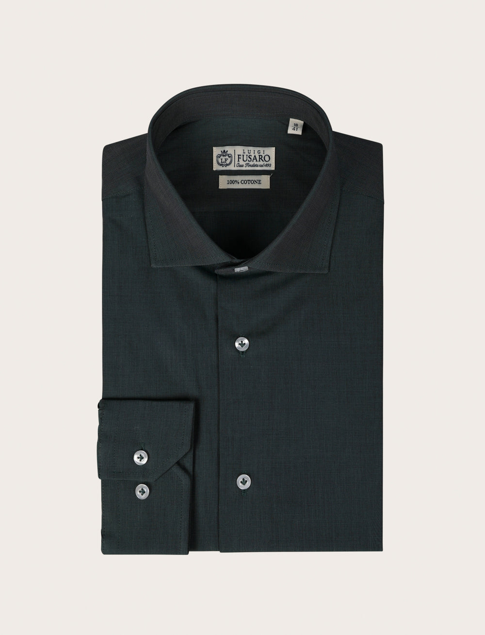Camicia in 100% cotone fil a fil