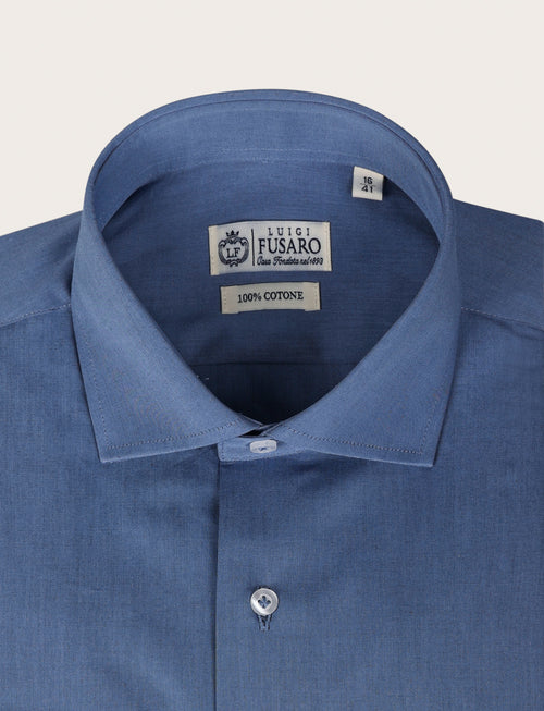 Camicia in cotone twill |Colore:Denim