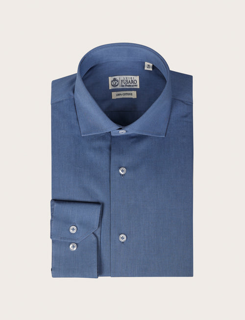 Camicia in cotone twill |Colore:Denim