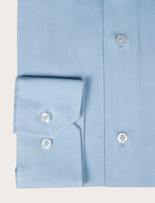 Camicia in cotone twill |Colore:Celeste