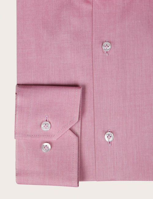 Camicia in cotone twill |Colore:Amarena