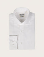 Camicia classica in cotone fil a fil |Colore:Bianco
