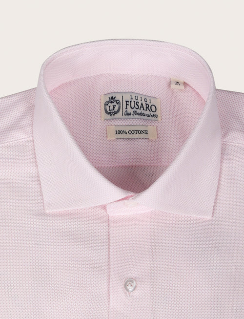 Camicia in cotone giro inglese |Colore:Rosa