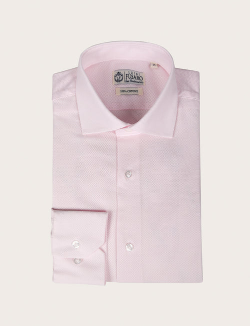 Camicia in cotone giro inglese |Colore:Rosa