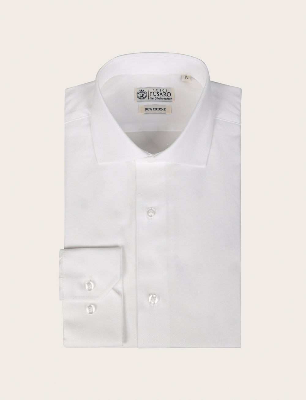 Camicia in cotone operato