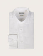 Camicia in cotone operato |Colore:Bianco