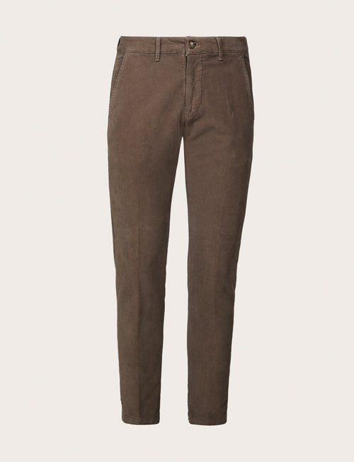Pantalone in fustagno dobby Luigi Fusaro