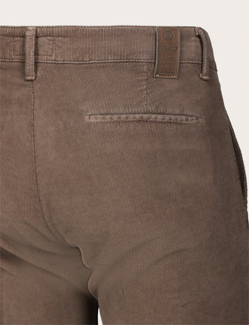 Pantalone in fustagno dobby Luigi Fusaro