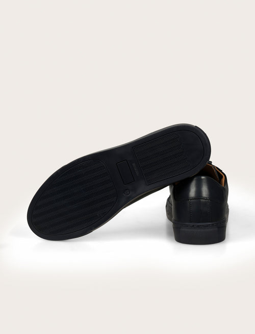 Sneakers in pelle crust |Colore:Blu