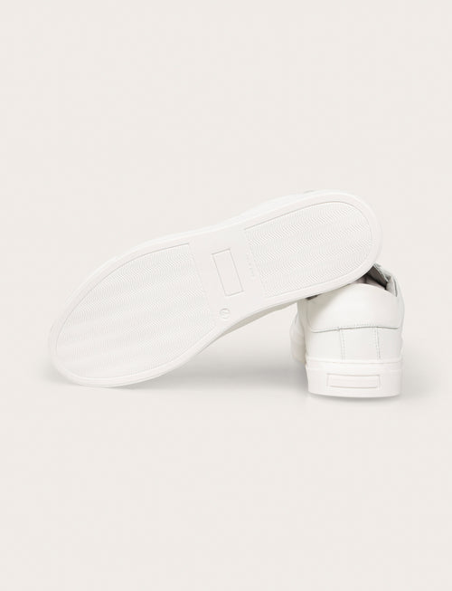 Sneakers in pelle crust |Colore:Bianco
