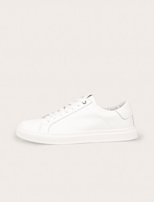 Sneakers in pelle crust |Colore:Bianco