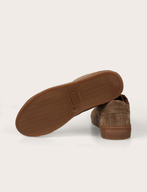Sneakers in camoscio |Colore:Taupe