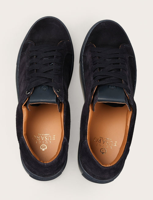 Sneakers in camoscio |Colore:Blu