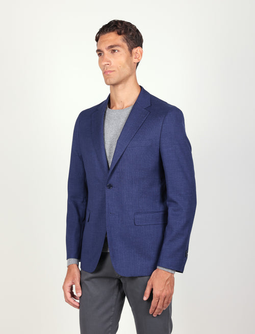 Giacca punto a spillo Drop 6 |Colore:Blu
