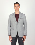 Giacca spigata in misto lana |Colore:Grigio