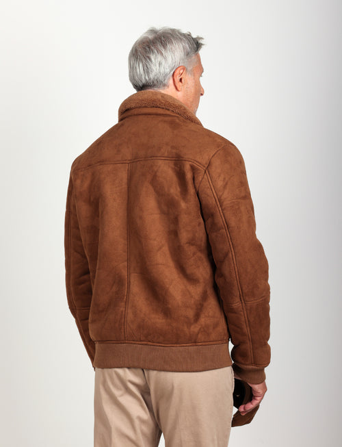 Giubbino eco montone |Colore:Cammello