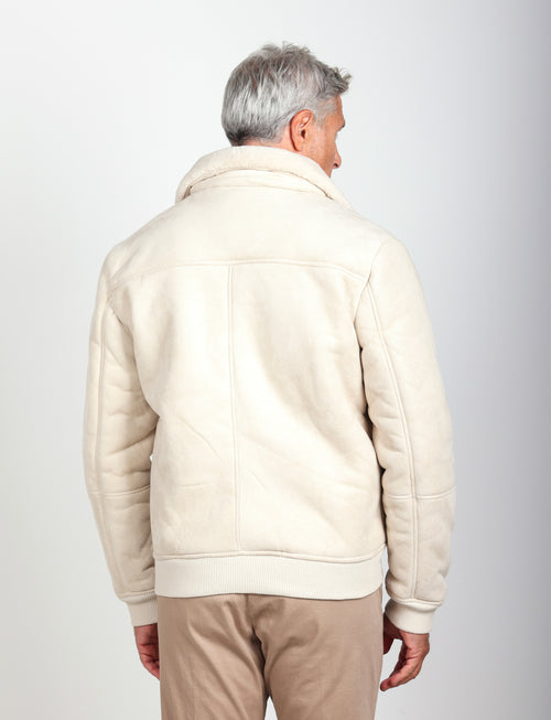 Giubbino eco montone |Colore:Panna