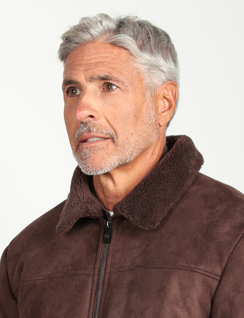 Giubbino eco montone |Colore:Moro