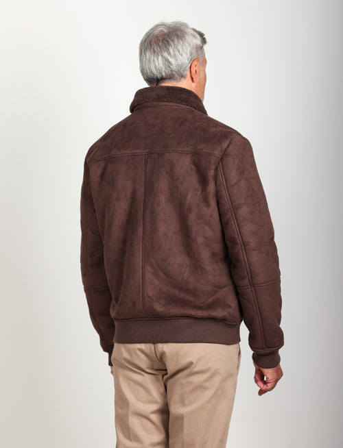 Giubbino eco montone |Colore:Moro
