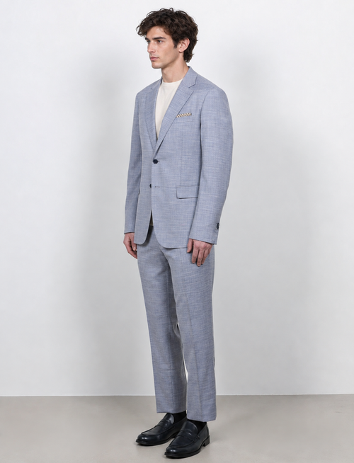 Abito in tessuto grisaglia |Colore:Blu