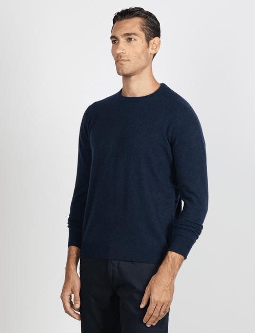 Maglia girocollo 100% cashmere Luigi Fusaro