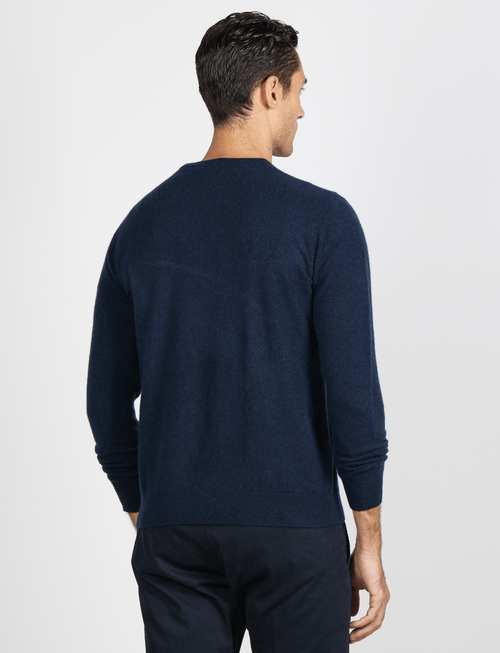 Maglia girocollo 100% cashmere Luigi Fusaro