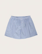 Boxer a riga media in cotone |Colore:Celeste