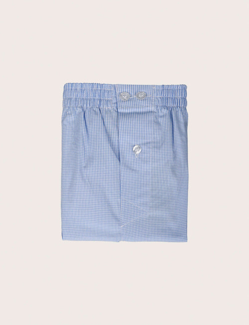 Boxer micro quadretto in cotone Luigi Fusaro