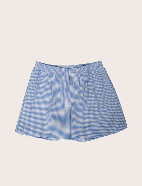 Boxer micro quadretto in cotone Luigi Fusaro
