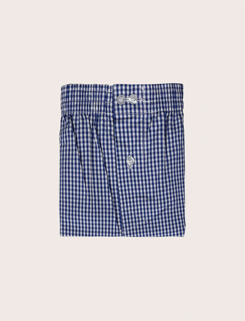 Boxer micro quadretto in cotone Luigi Fusaro