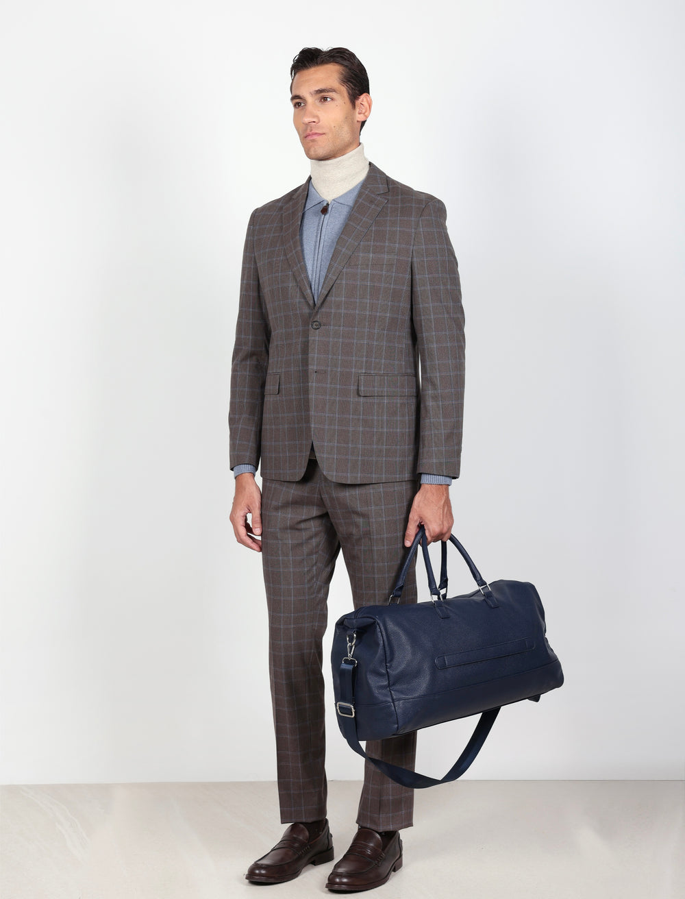 Abito principe di galles slim fit
