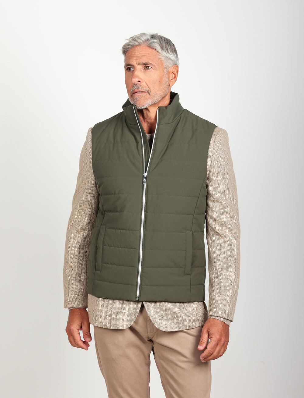 Gilet trapuntato tecnico