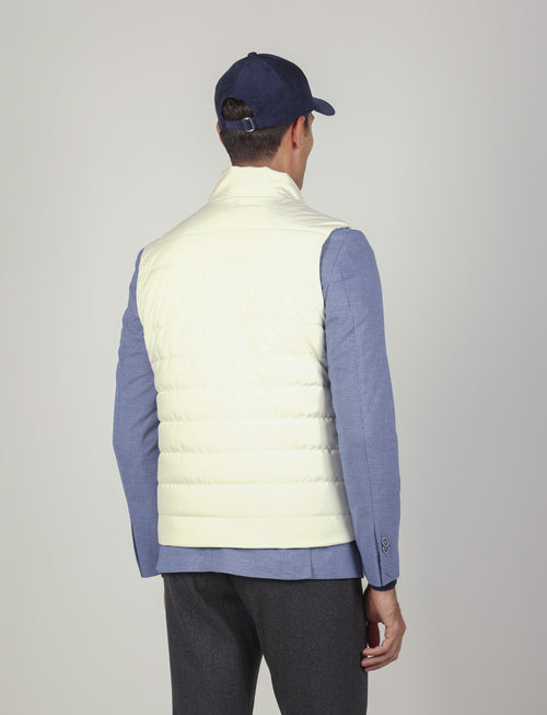 Gilet trapuntato tecnico |Colore:Panna