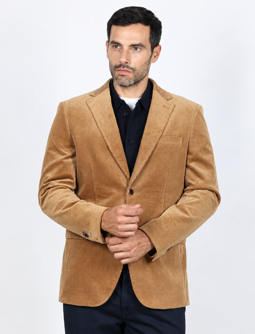 Giacca in velluto a coste di cotone|Colore:Beige