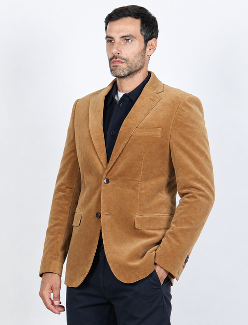 Giacca in velluto a coste di cotone|Colore:Beige
