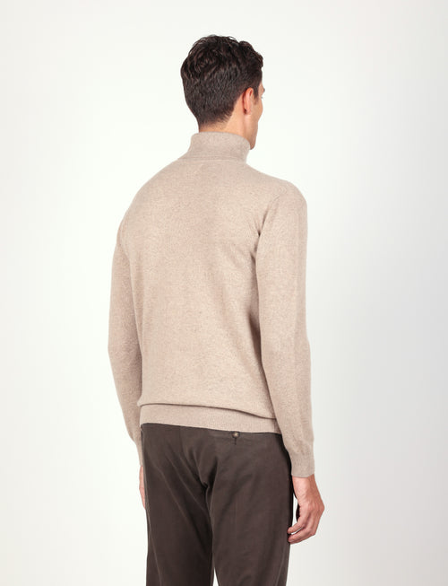 Dolcevita in puro cashmere |Colore:Fango
