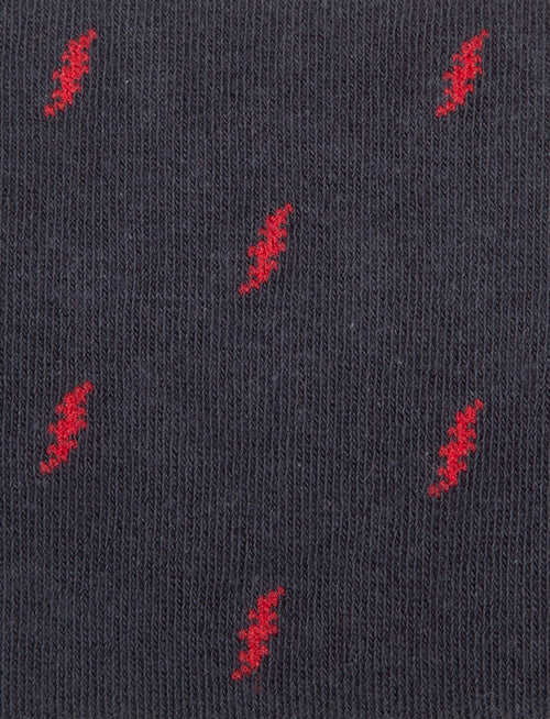 Calzini in cotone fantasia foglie