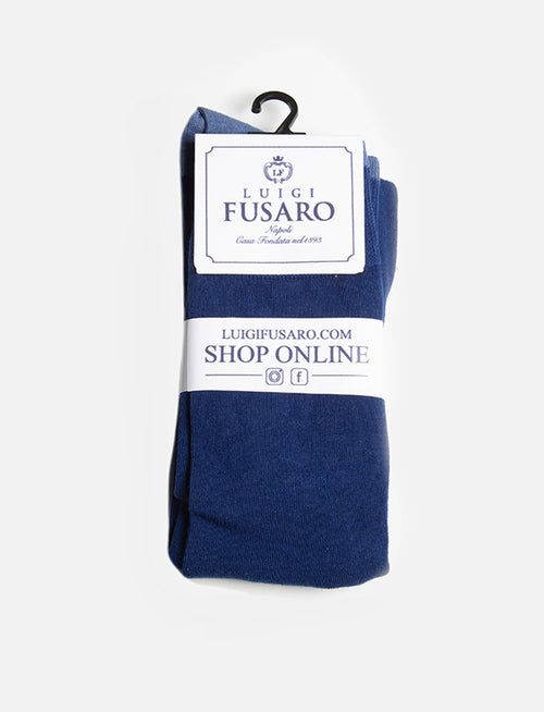 Calzini Basic con Riga |Colore:Bluette