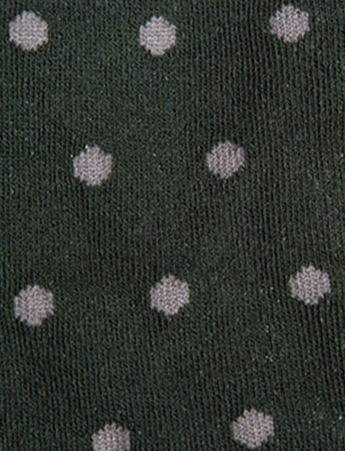 Calzini in cotone fantasia pallini con righe