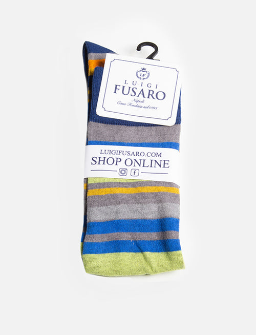 Calzini in cotone fantasia multicolor